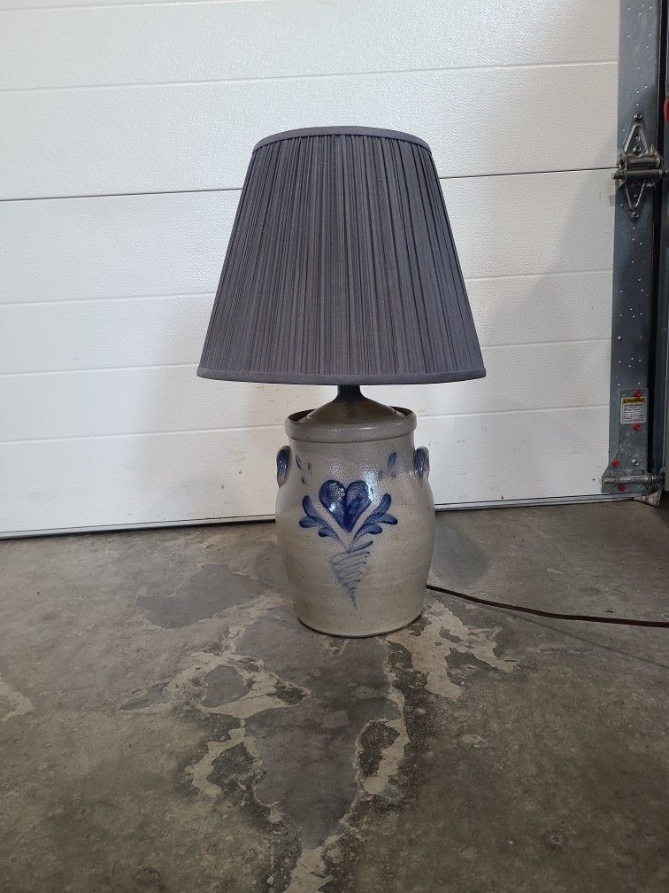 Large Rowe Pottery Works Lamp