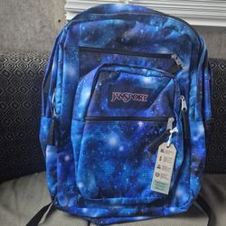 JANSPORT BIG STUDENT GALAXY BACKPACK.