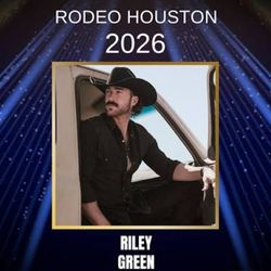 (4) RILEY GREEN RODEO TKTS SEC 104 ROW N