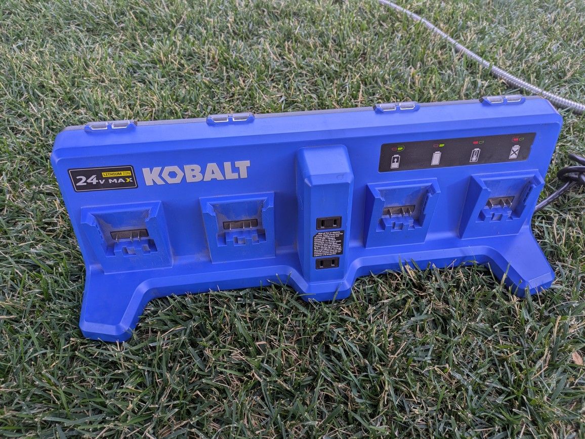 Kobalt Lithium Ion 24v Max Battery Charger Station
