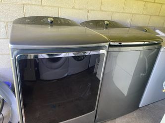 KENMORE JUMBO TOP LOAD WASHER 5.5 CU FT AND GAS DRYER