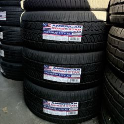 275/55/20 American Road Star  New Tires Set Of 4 Installed And Balanced Set De 4 Llantas Nuevas Instaladas Y Balanceadas
