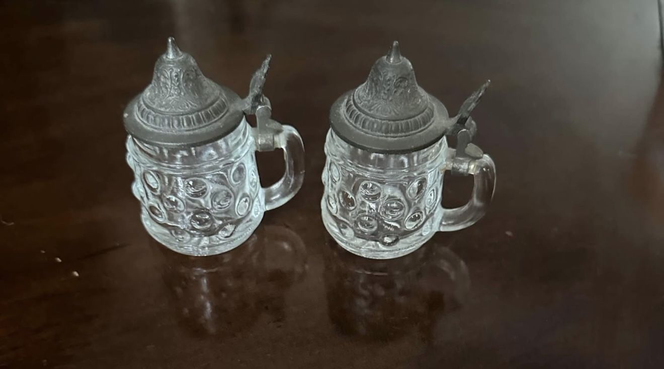 Vintage BMF schnaps Krugell steins
