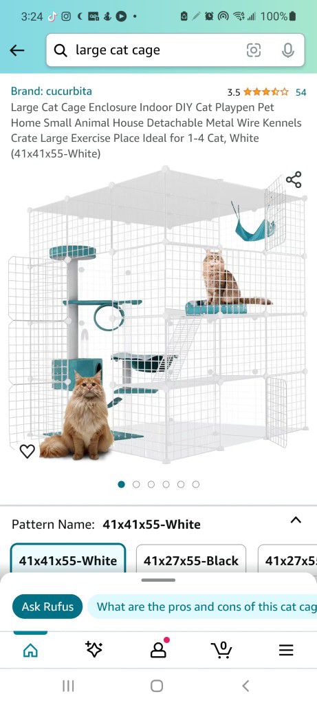 Large Cat Cage diy Playpen Pet 