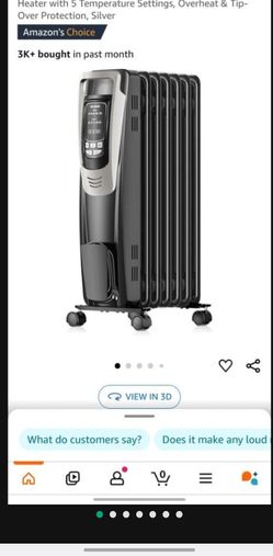 Pelonis Digital Oil Filled Radiator Heater