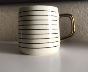 Boho Table & Thyme Black & White Mug