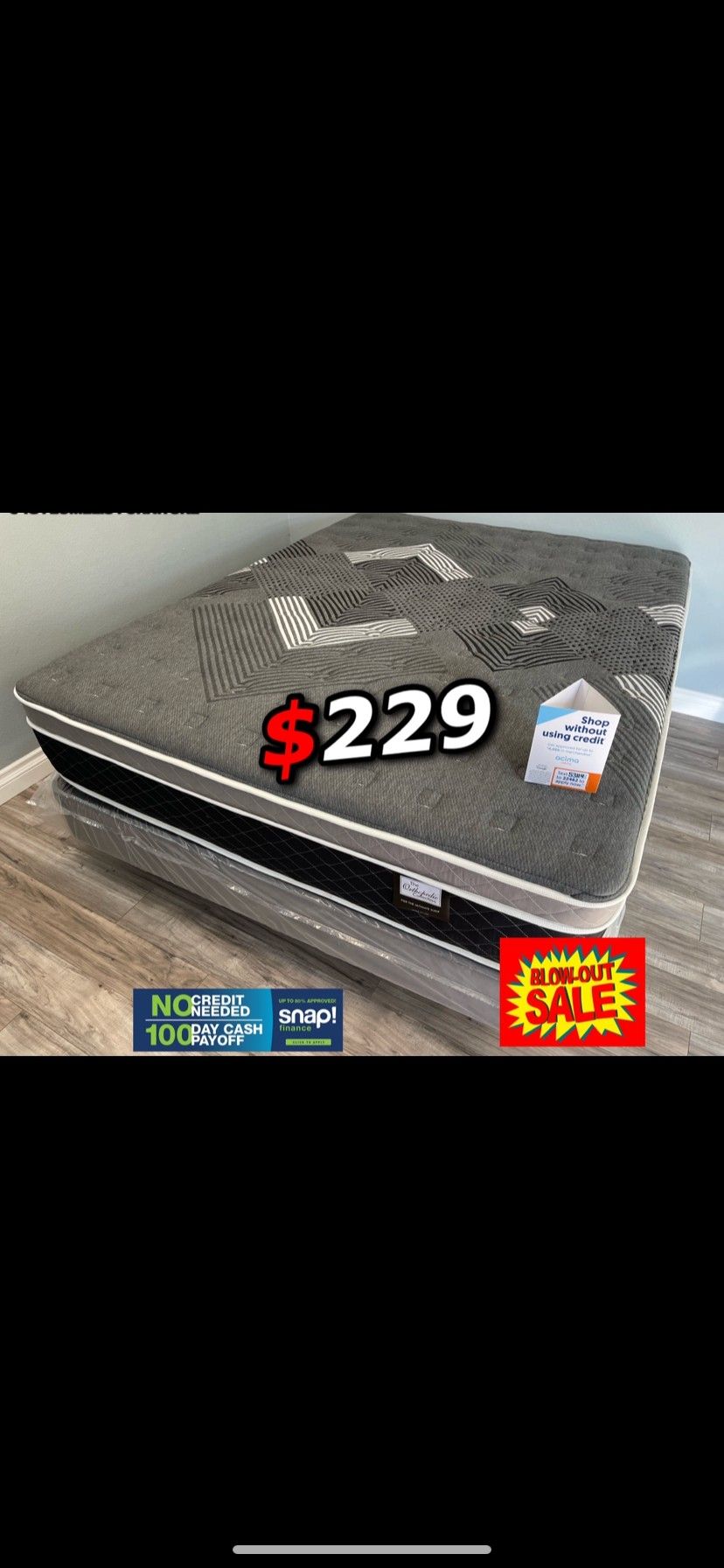 Ck Oasis Thermal Comfort Europillow Top 12inch Mattress!
