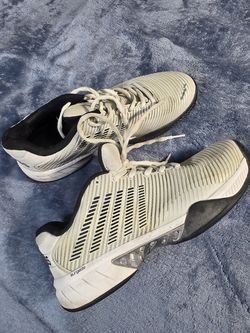 K-Swiss Hypercourt Express 2 Tennis Shoes White Black Men's 10