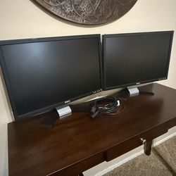 Two 22” Dell Monitors - Free