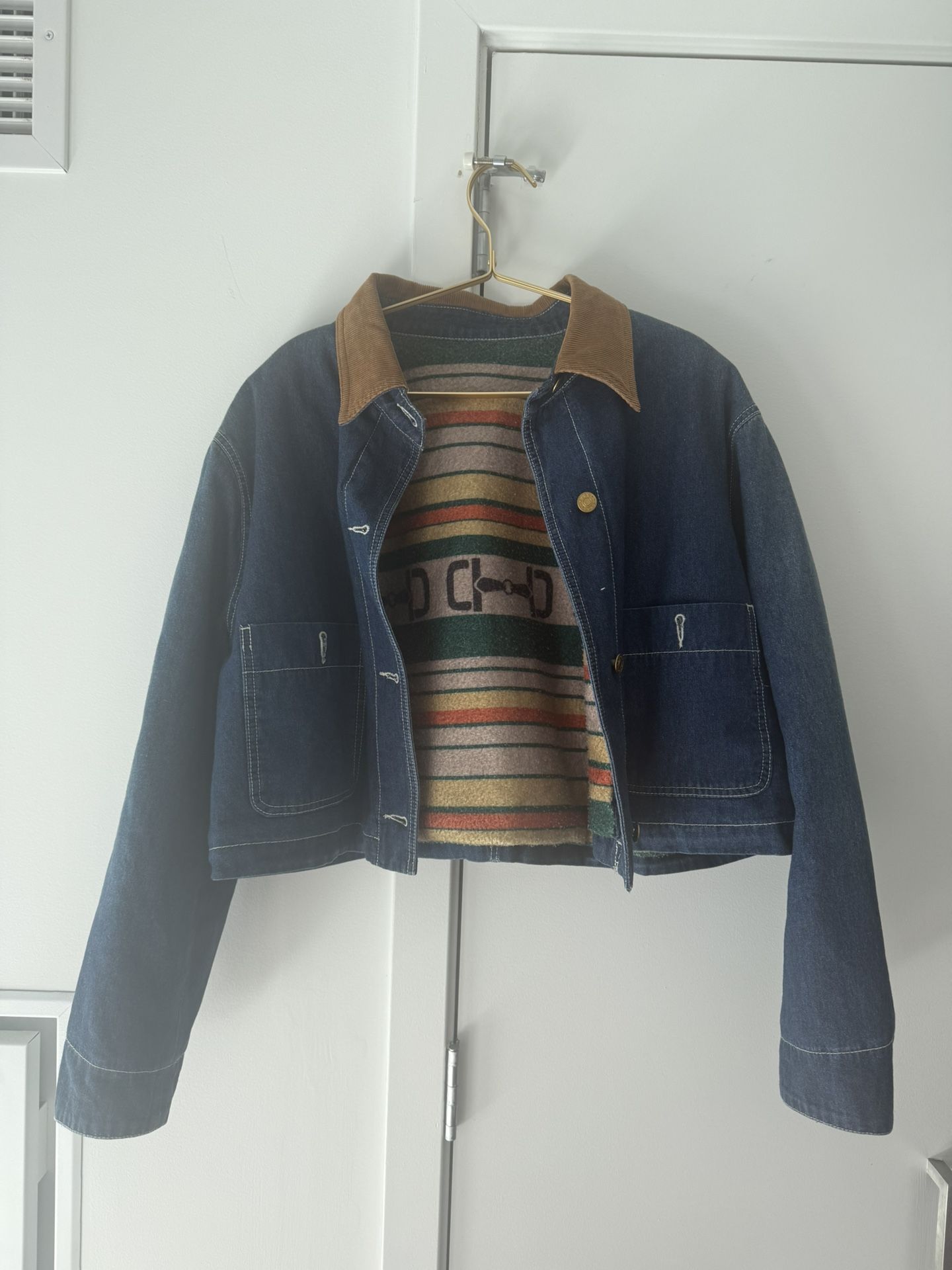 Women’s Gucci Cropped Denim Jacket Size M