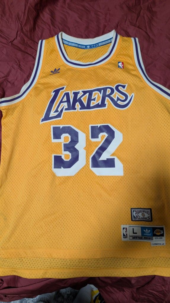 Magic Johnson Hardwood Classic Adidas Jersey