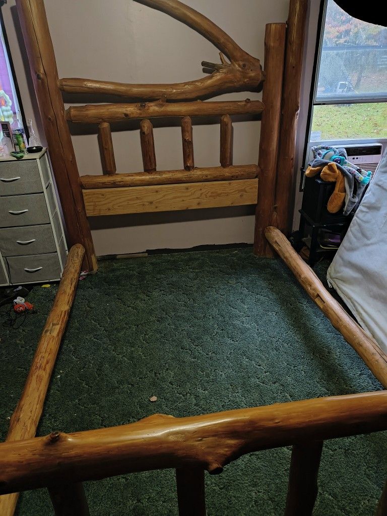 Solid Wood Queen Bed Frame