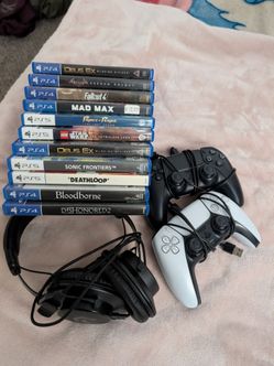 Ps5 disk edition with 2 controllers. (Games not included)