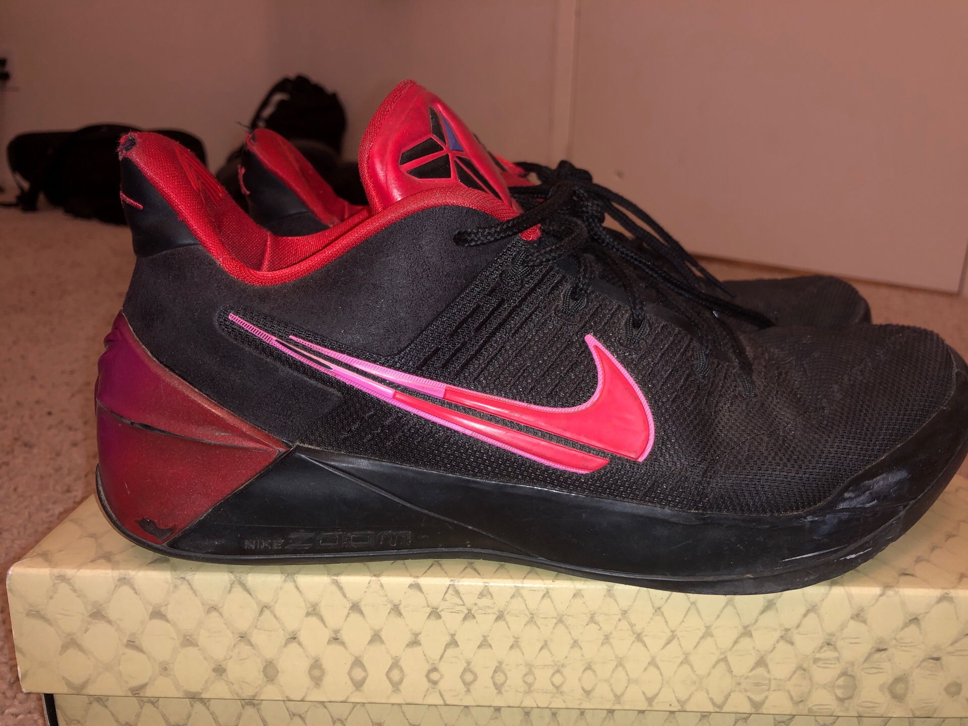 Shoes Flip The Switch Kobe Ad Nike Air Kobe Ad Black Red Pink 