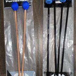 Innovative Percussion F3.5 Fundamental Series Medium Vibraphone Mallets with Birch Handles