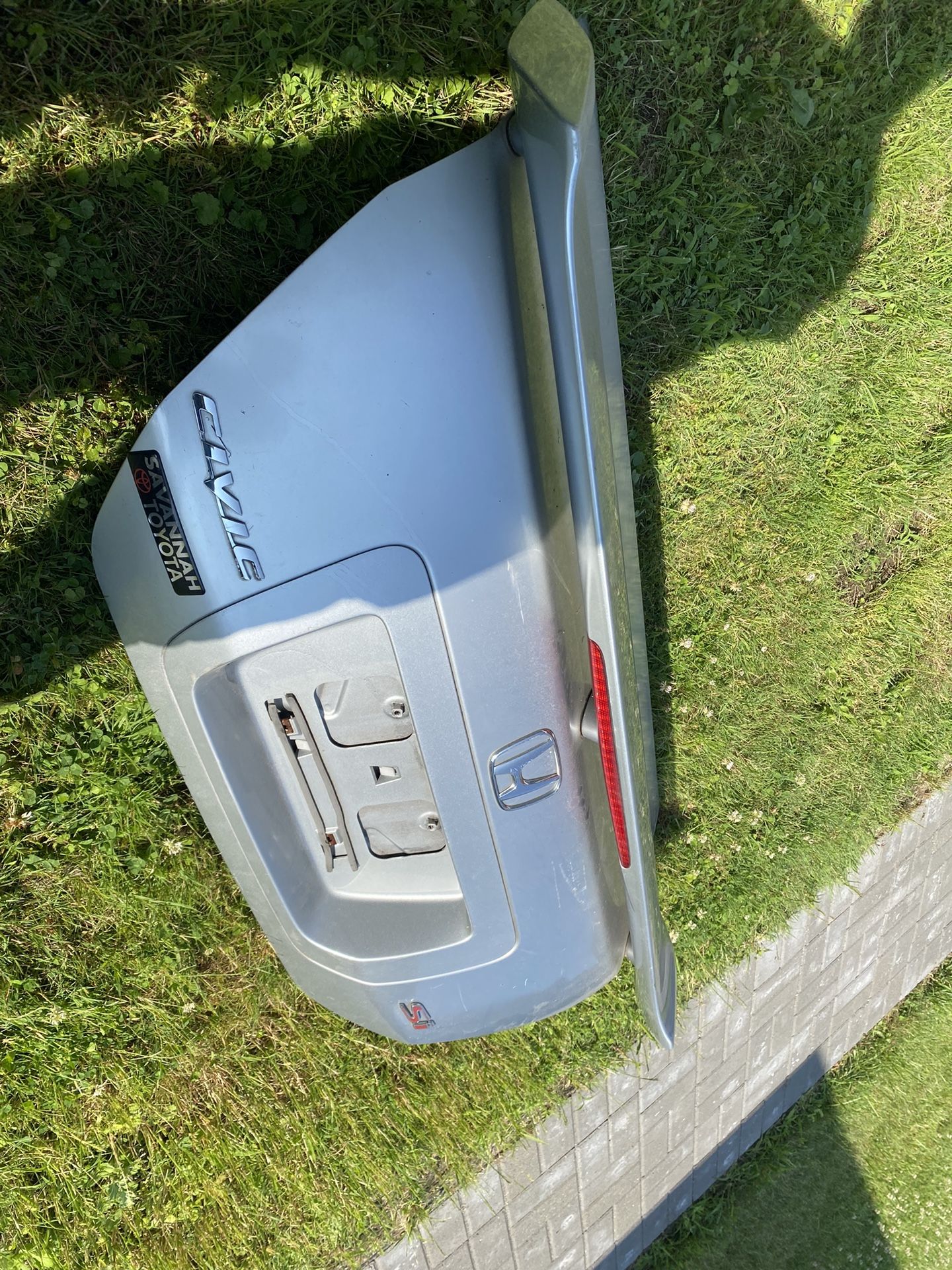 2006-2011 honda civic coupe base or si trunk lid alabaster silver $300