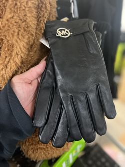 Michael Kors Leather Gloves