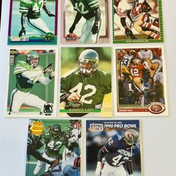 8 Card Ronnie Lott Lot HOF NM-MT