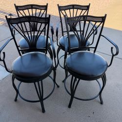 Swivel bar stools