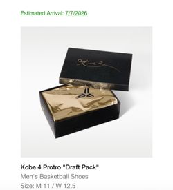 Kobe draft day size 11