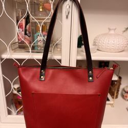 Portland Leather Goods Medium Zip Tote