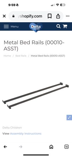 Delta Children's Products Crib Conversion Rails #00010-RARE VINTAGE