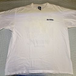 Vintage 1990’s No Fear Men’s T-shirt White Size XL 100% Cotton Made In USA