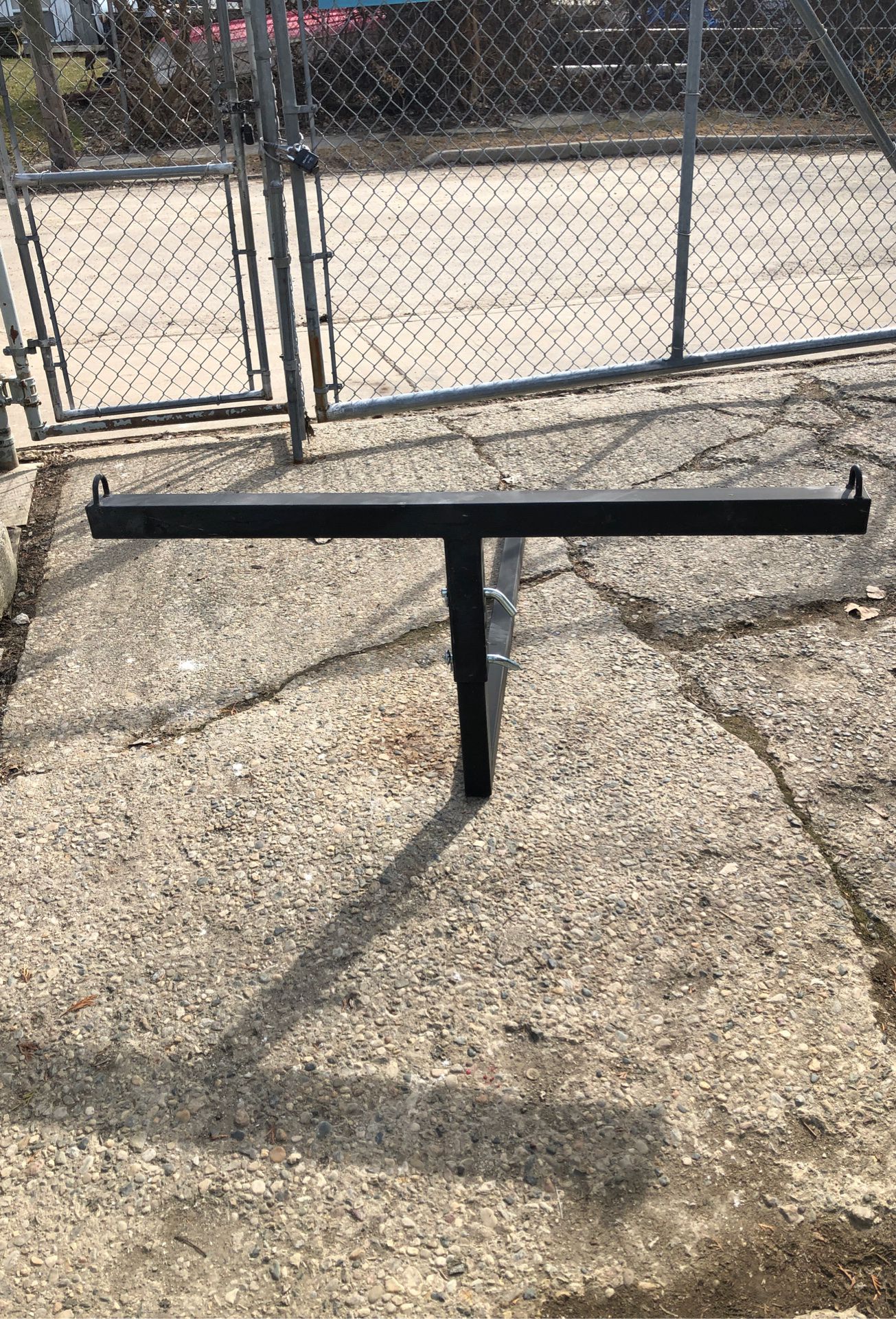 Pick up trailer extension 52 longAdjustable almost 2 feet high and can go lower steel