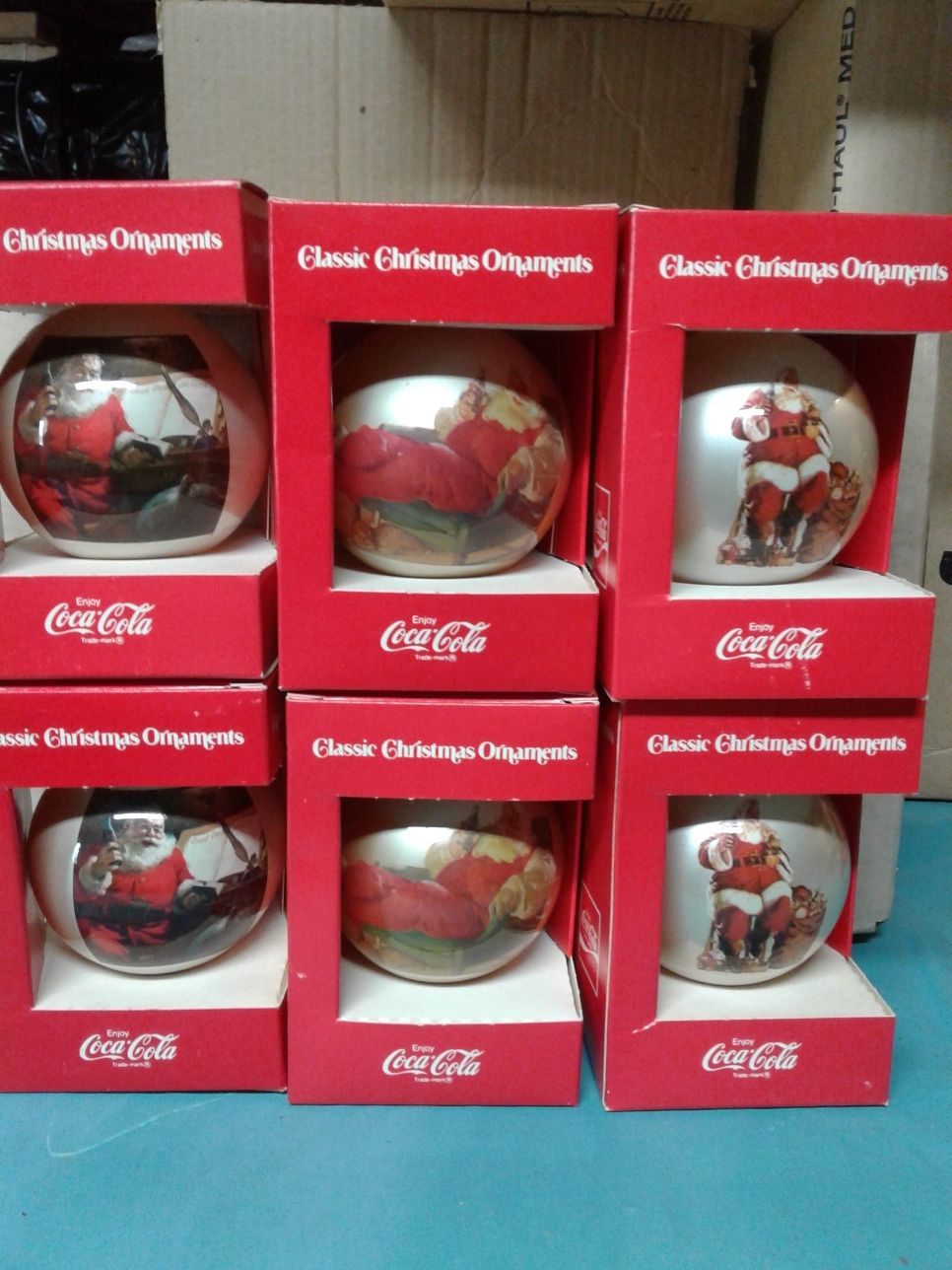 Coca cola Christmas ornaments