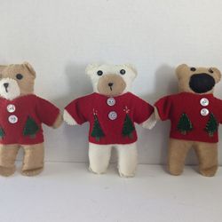 Handmade Teddy bears - Set of 3