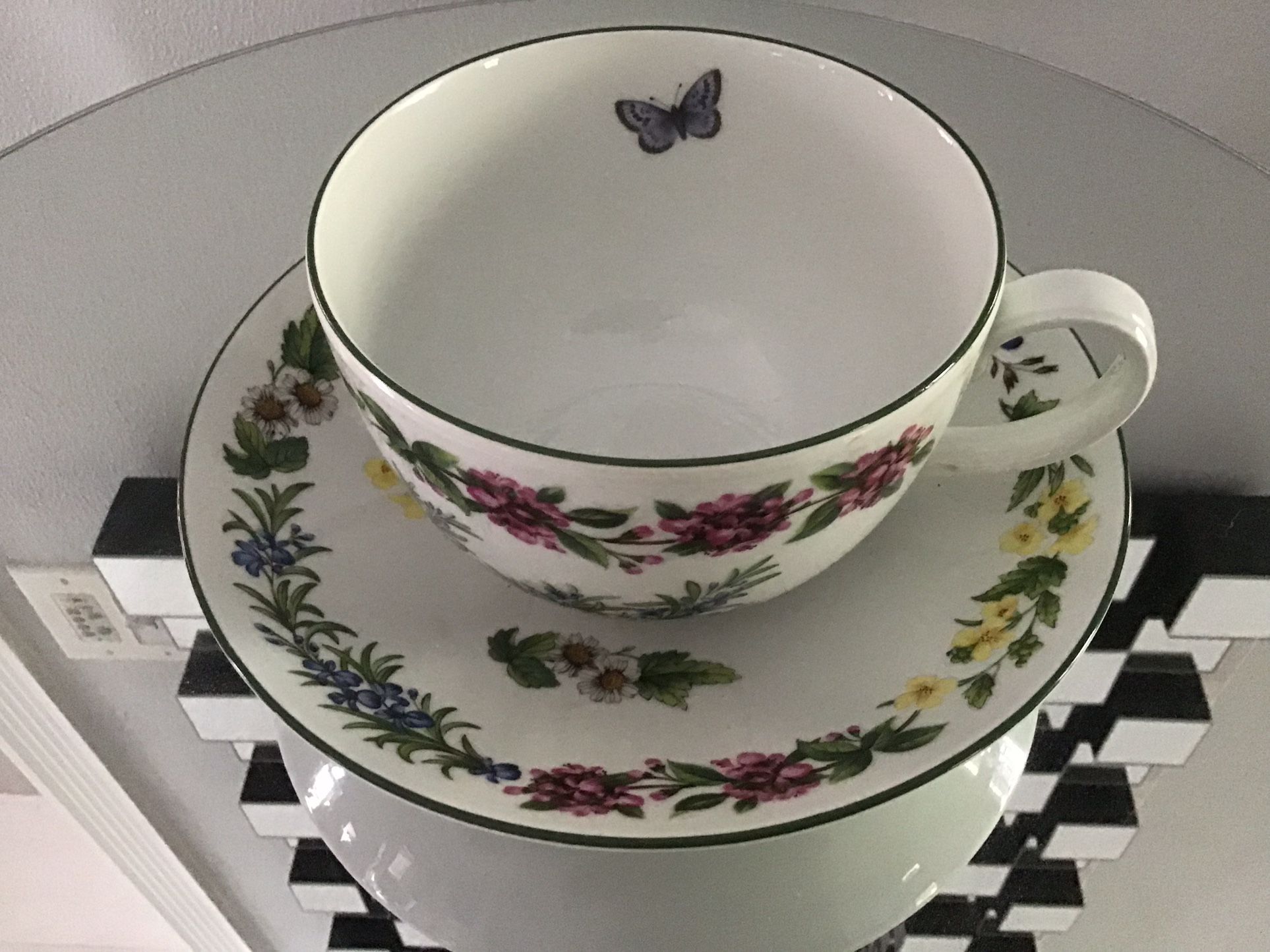 5.5” Mug/Plate Set Fine China, Vintage $25