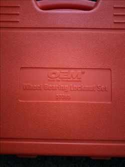 Wheel bearing lock not set