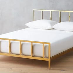 King bedframe by  Crate and Barrel