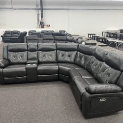 Power Motion Recliner Sofa Set 