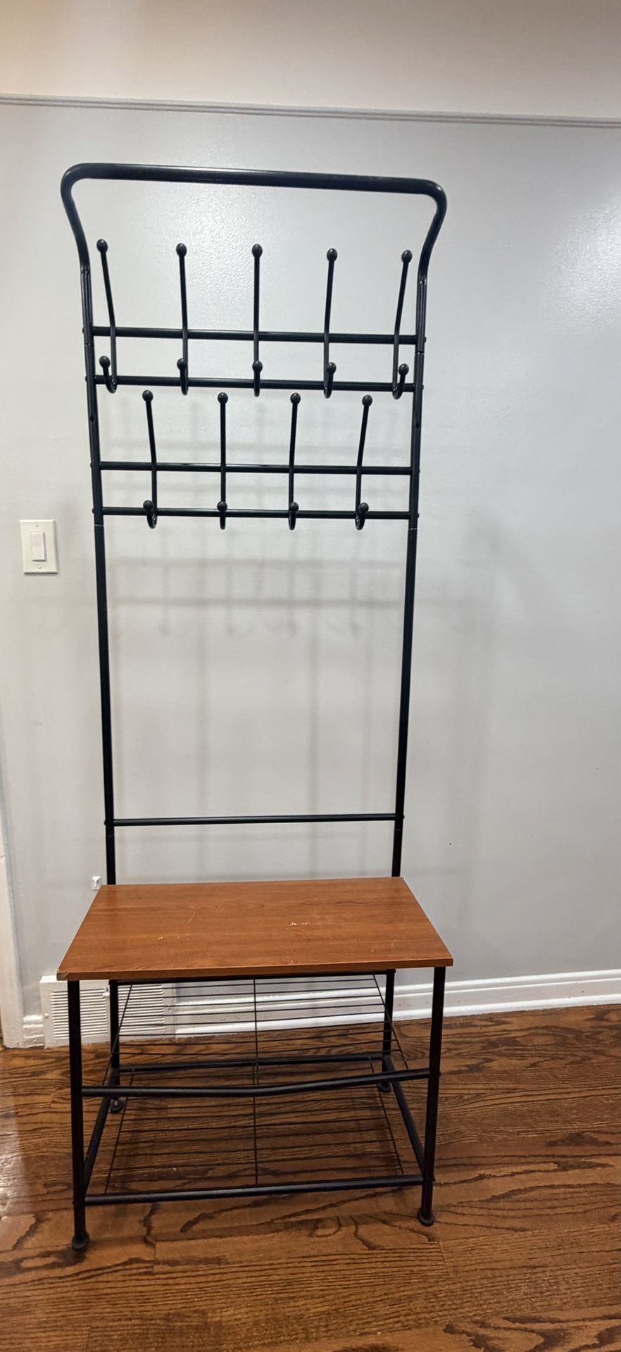 Coat Rack With Bench And Shoe Rack