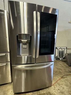 LG REFRIGERATOR FRENCH DOOR STAINLESS STEEL 3 DOORS 