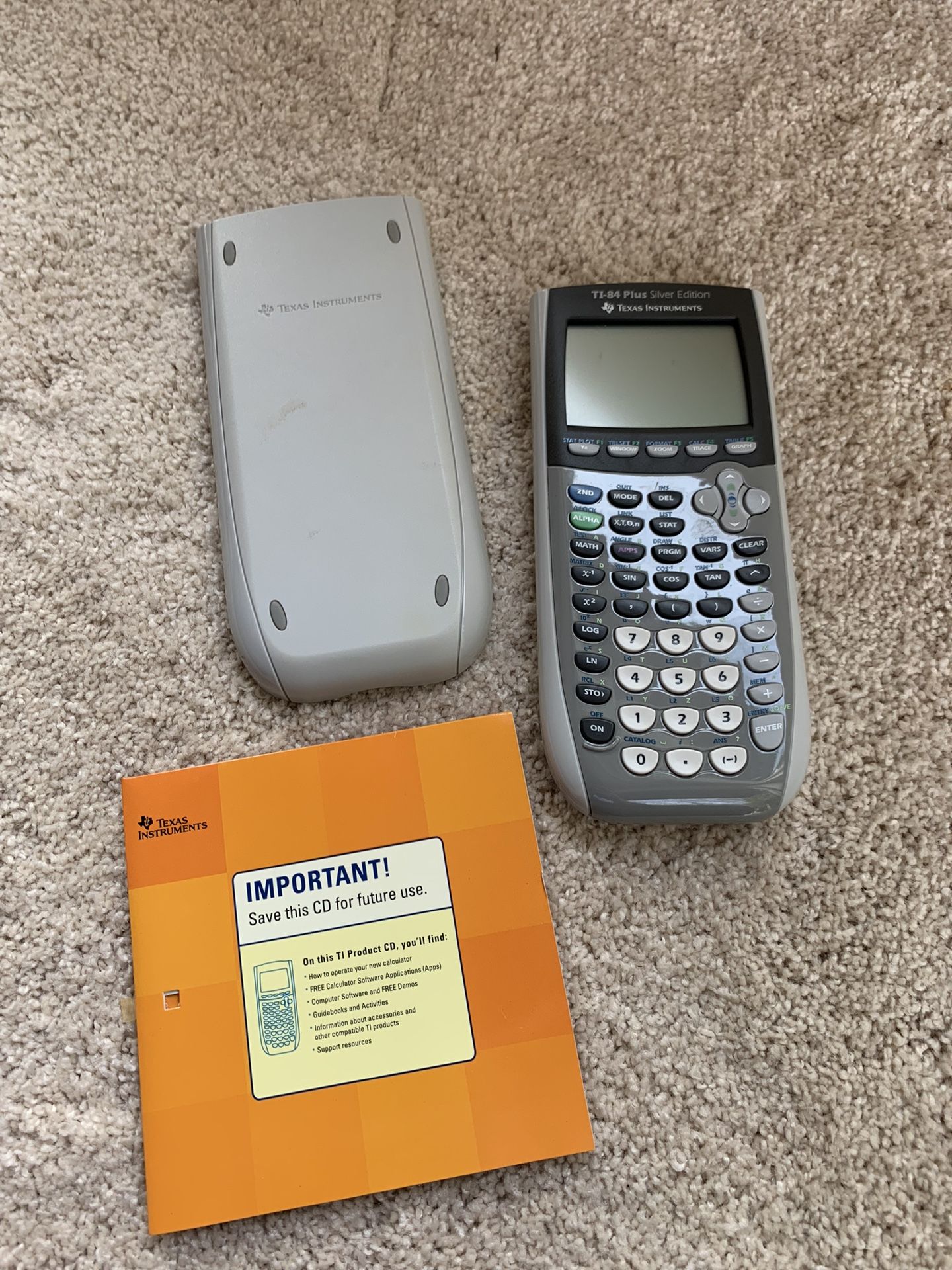 Ti 84 Plus Silver Edition With CD