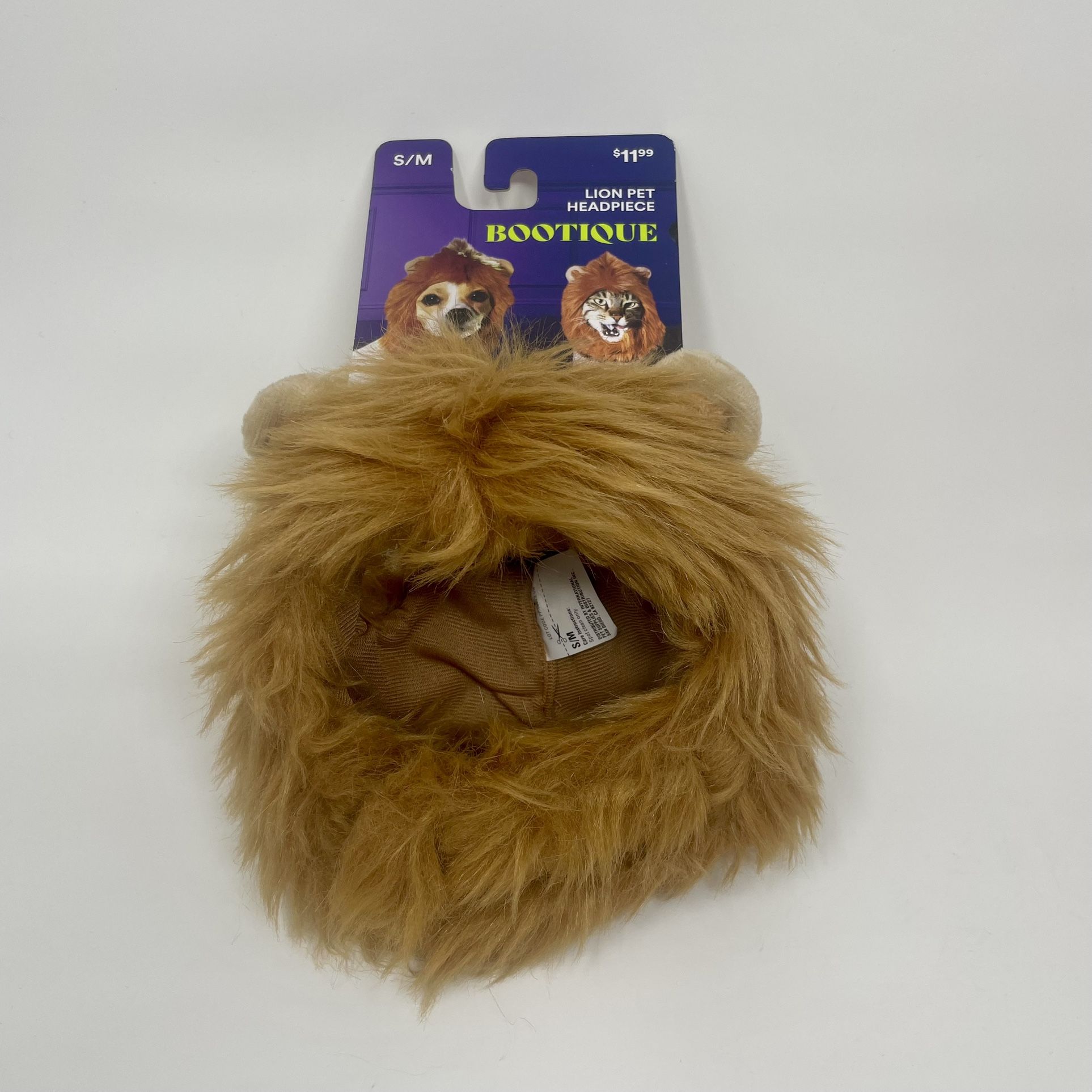 NEW Lion Mane Halloween Costume Pet Headpiece for Cats Dogs Bootique