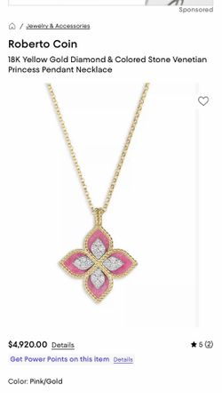 Original Roberto coin necklace