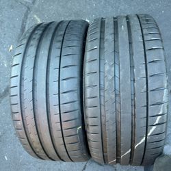 I Have 2 Tires 235-35-20 Michelin Pilot Sport 4S 75% Tread Life $250 For Both Mounted And Balanced 