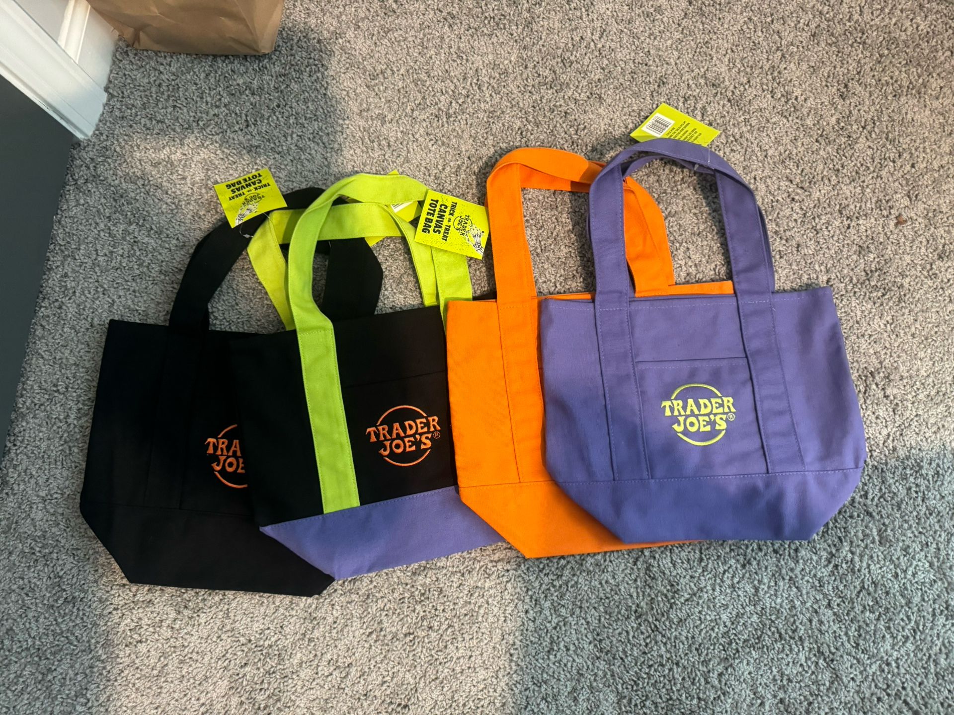Halloween Trader Joe’s Mini Tote Bags