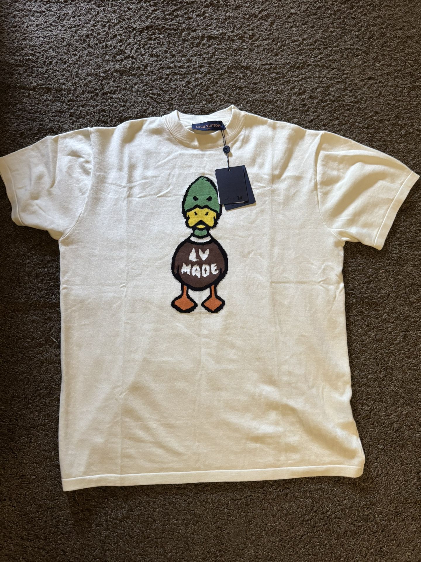 Louis Vuitton x Nigo Intarsia Jacquard Duck Crew Neck