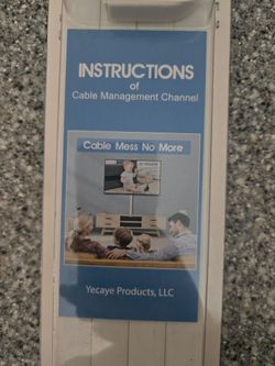 YECAYE Cable Management White - New