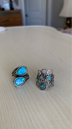 Opal rings