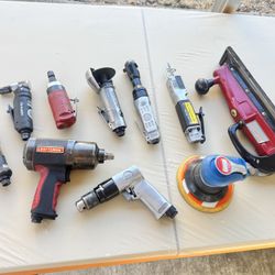 Air tools ratchet cutoff sander Craftsman Husky Centra Pneumatic