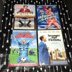 SEALED Will Ferrell 4 Dvd Lot