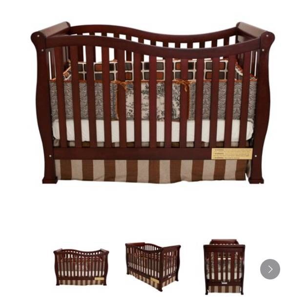 AFG 3-in-1 Convertible Crib