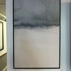 Set of 2 Modern Abstract Wall Art Prints – Black Frame ($140 for the pair)