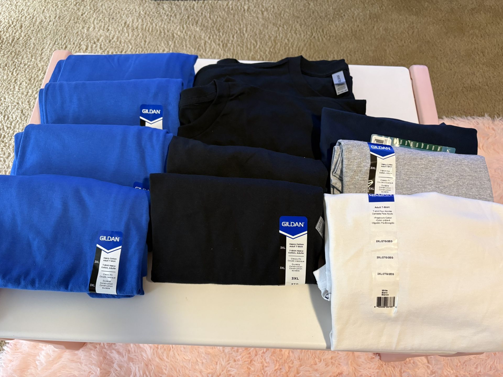 3x Blank Tshirts Brand New ( Lot of 11)