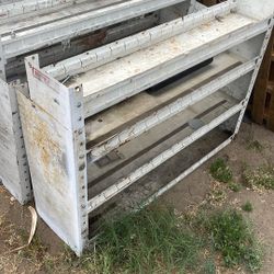 3 Metal Shelve Racks